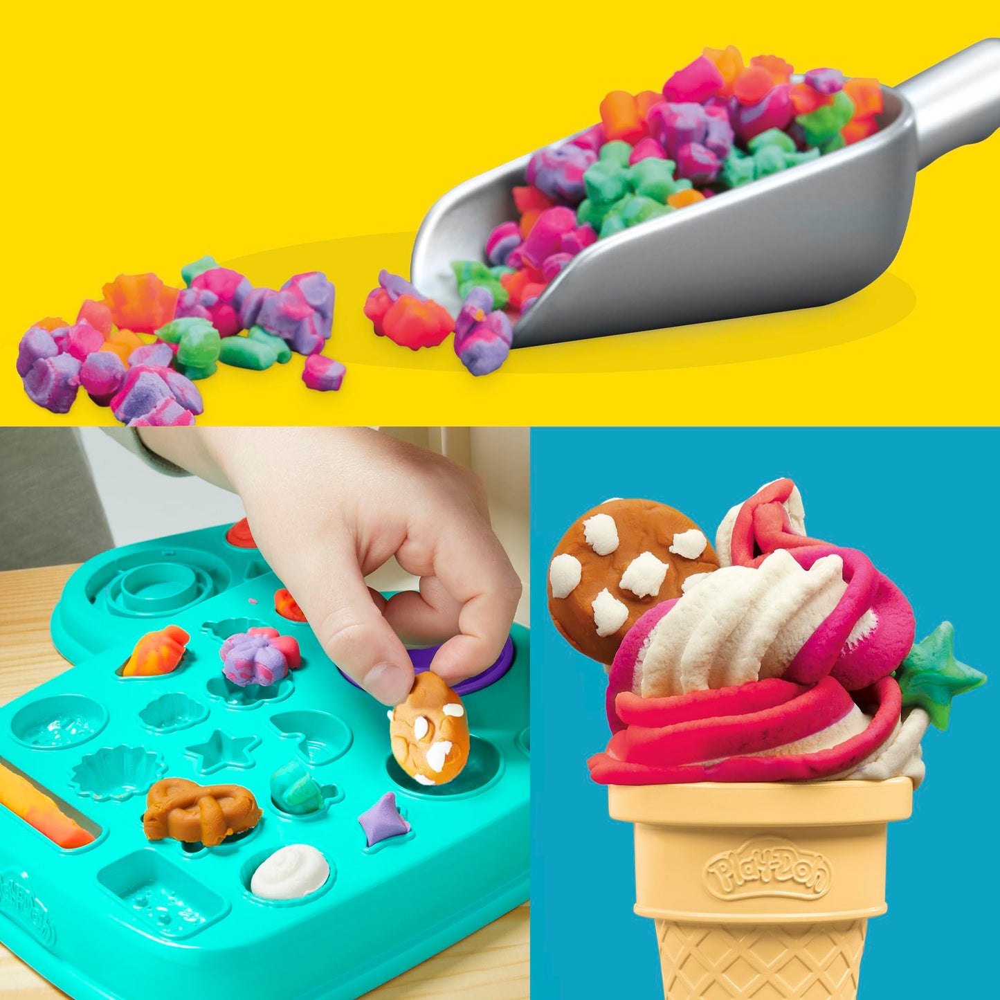 Play-Doh Rainbow Swirl Ice Cream playset