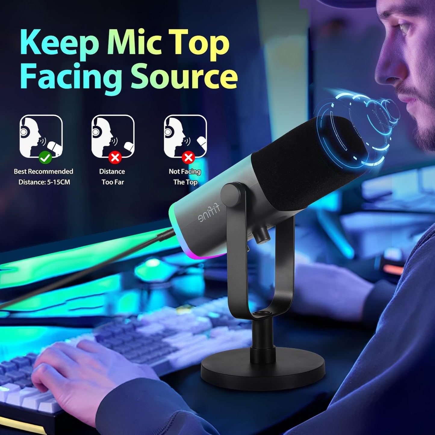 FIFINE USB/XLR Streaming Micro