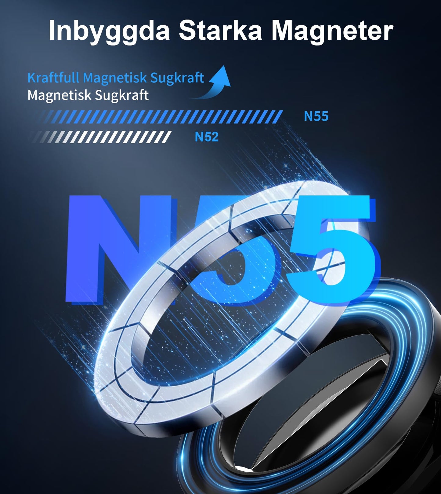 Magnetic Car Phone Mount (MagSafe compatible)