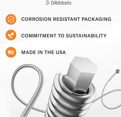 D'Addario Guitar Strings - XL Nickel Electric Guitar Strings - EXL110-3D