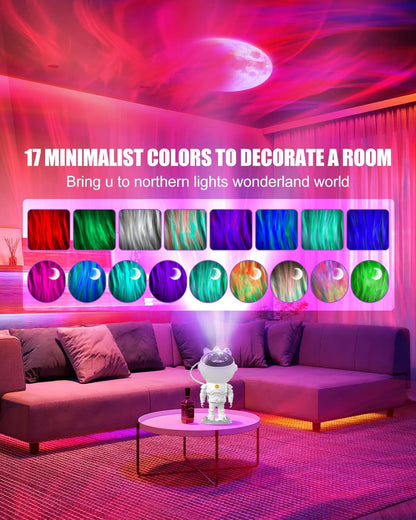 Astronaut Starry Sky Projector Moon Lamp LED Night