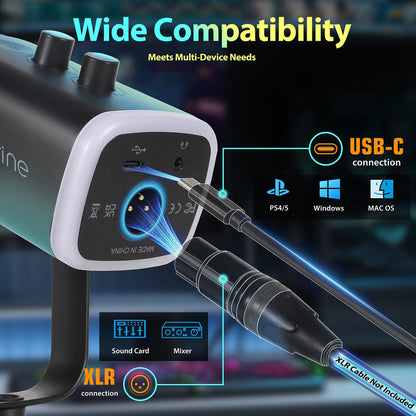 FIFINE USB/XLR Streaming Micro