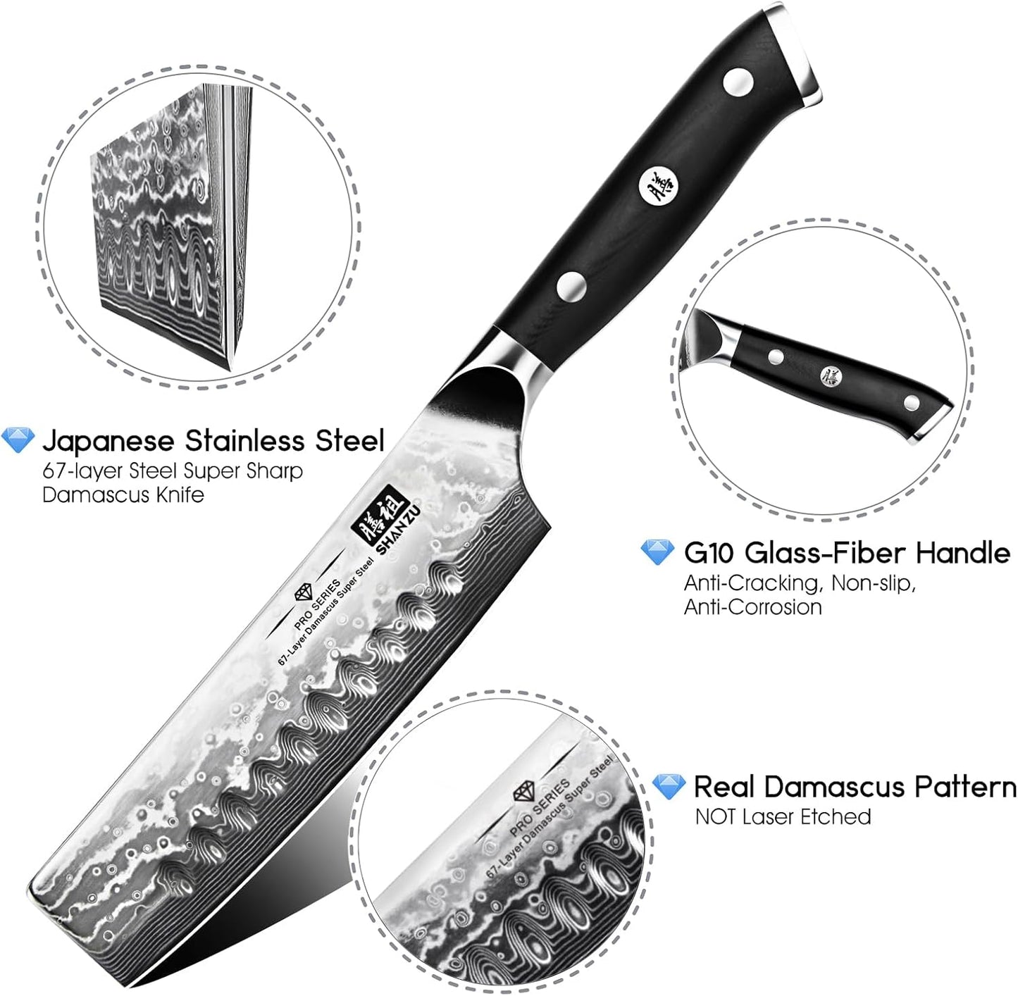 SHAN ZU Japanese Chef's Knife 20cm