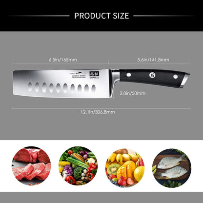 SHAN ZU Santoku Knife 18cm