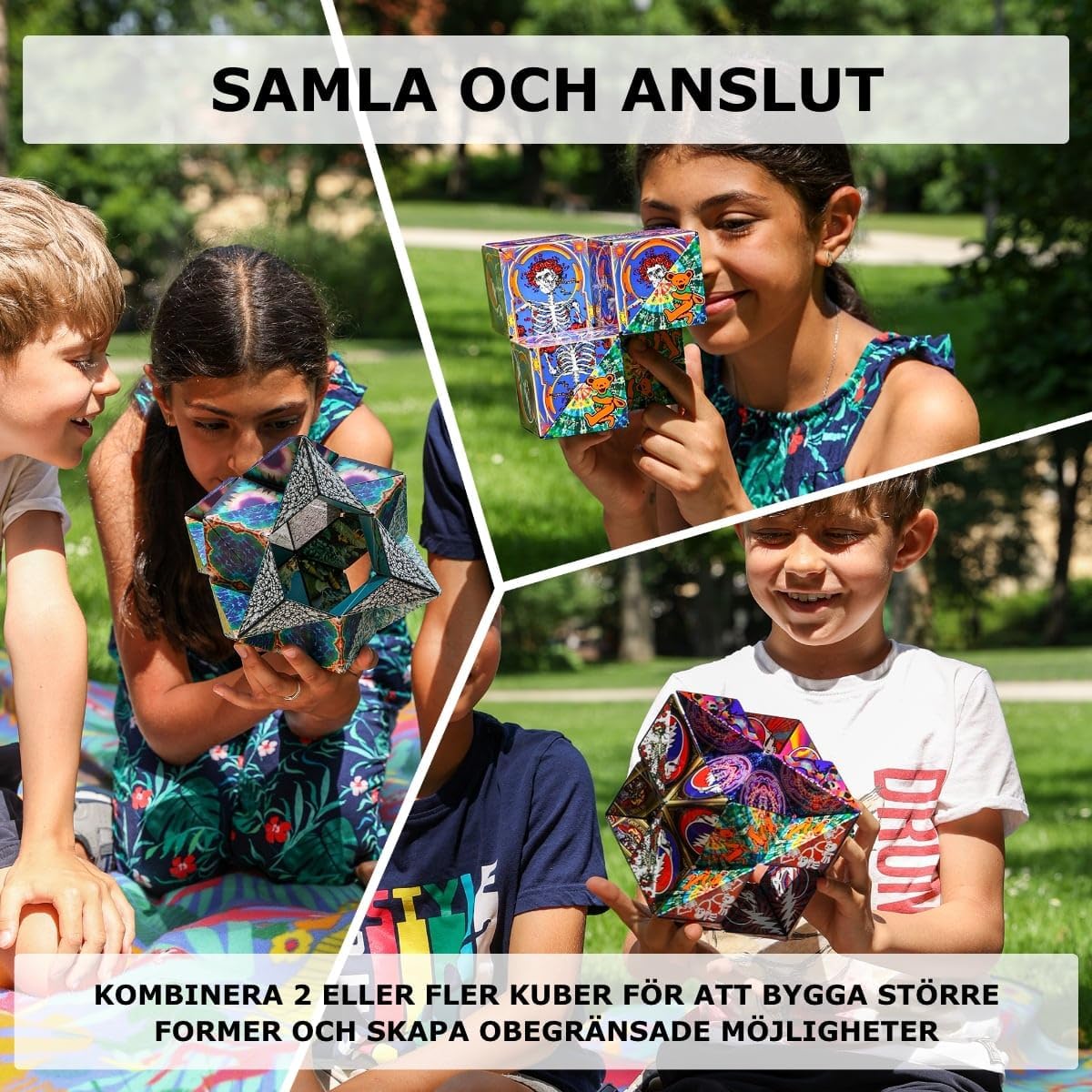 SHASHIBO Shape Changing Box - Award Winning, Patented Fidget Cube