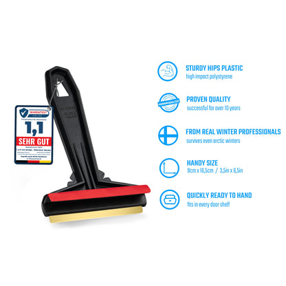 Car Ice Scraper (Black & Red)