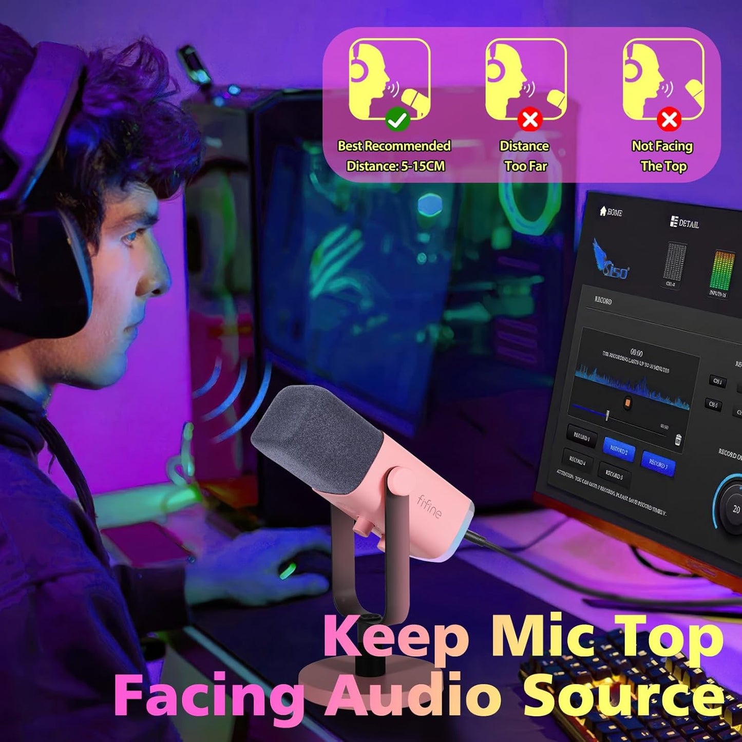 FIFINE USB/XLR Streaming Micro