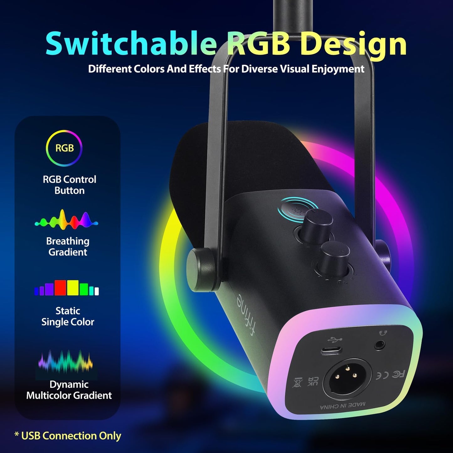 FIFINE USB/XLR Streaming Micro