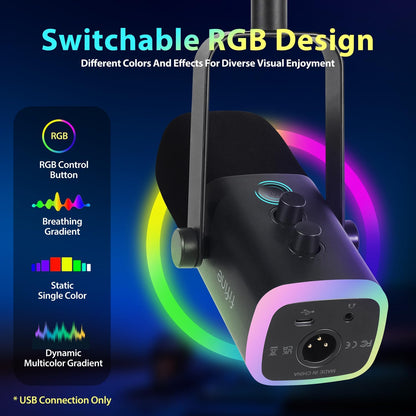 FIFINE USB/XLR Streaming Micro