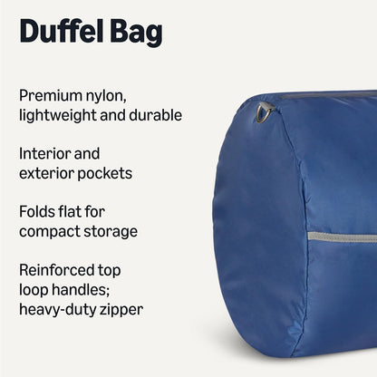Amazon Essentials Duffel Bag, navy-blue, Large Duffel Bag
