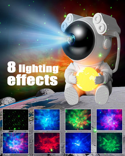 Astronaut Starry Sky Projector Moon Lamp LED Night