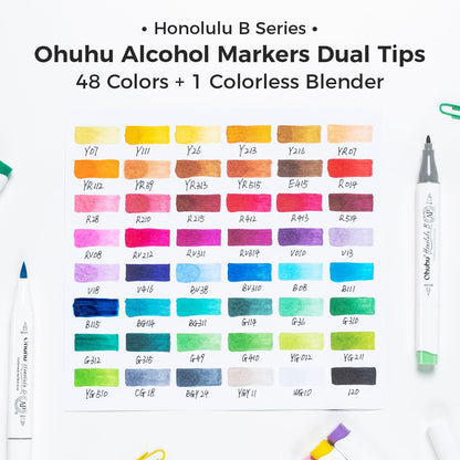 Ohuhu Alkoholmarker 48 colours
