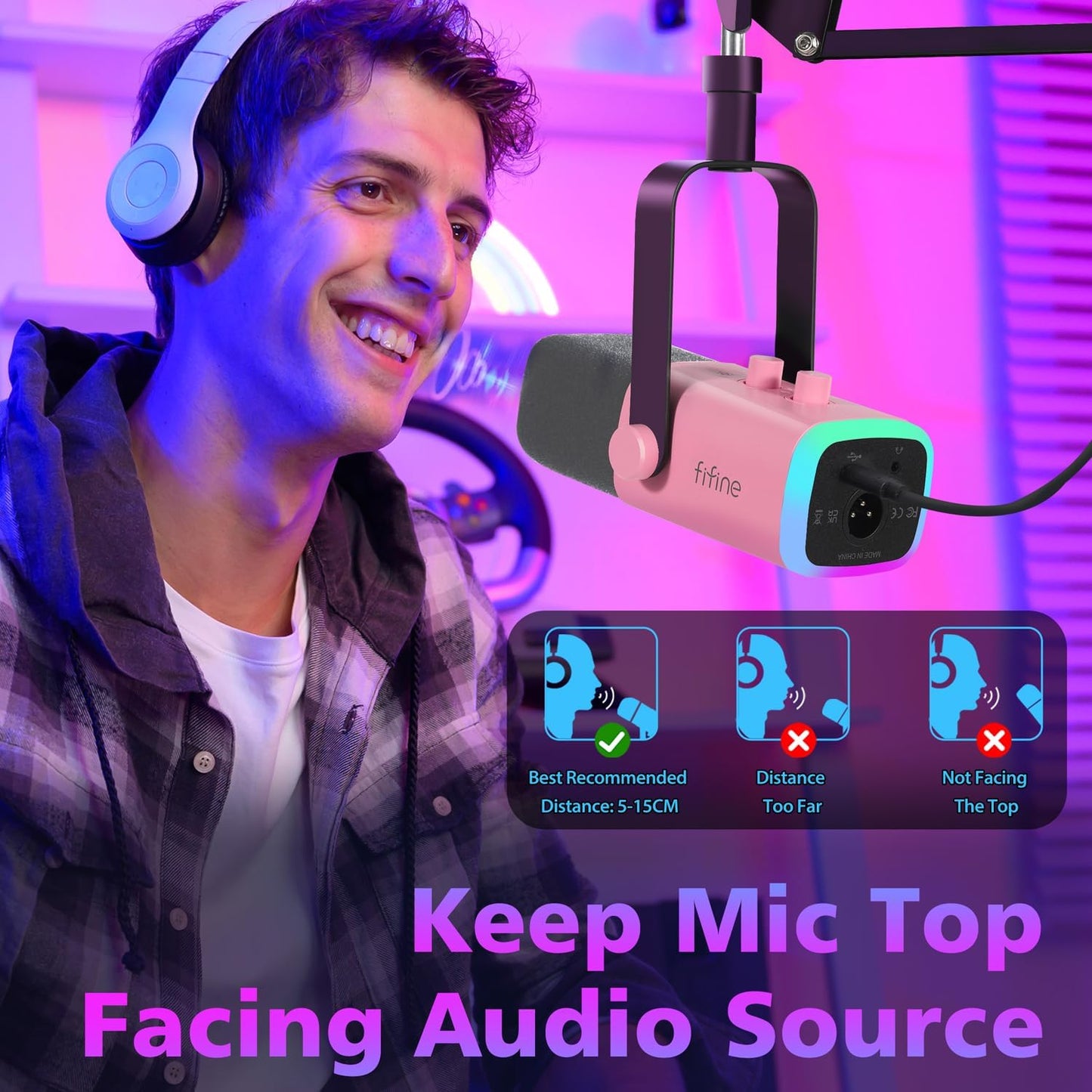 FIFINE USB/XLR Streaming Micro