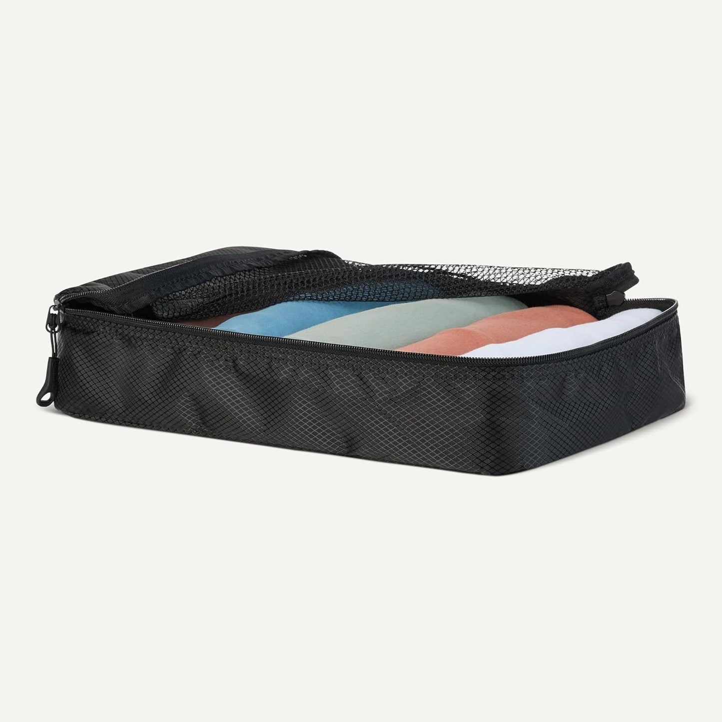 Amazon basics large clothing bags, all grey, M, Pack of 4 x M