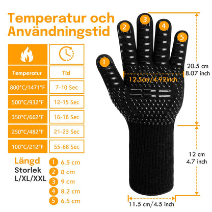 BBQ gloves ultra protection