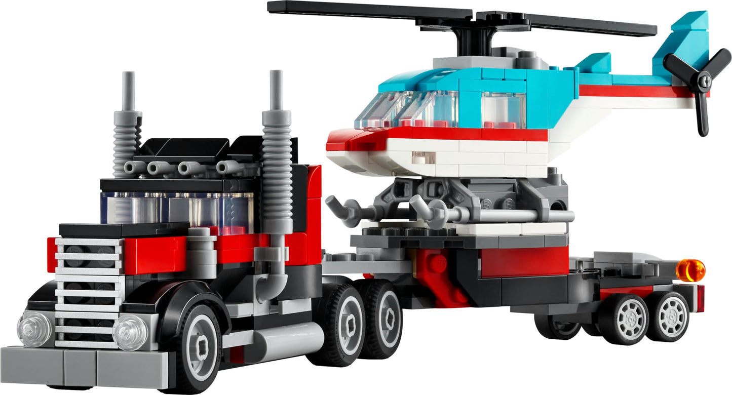 LEGO Creator Flatbed truck helicopter