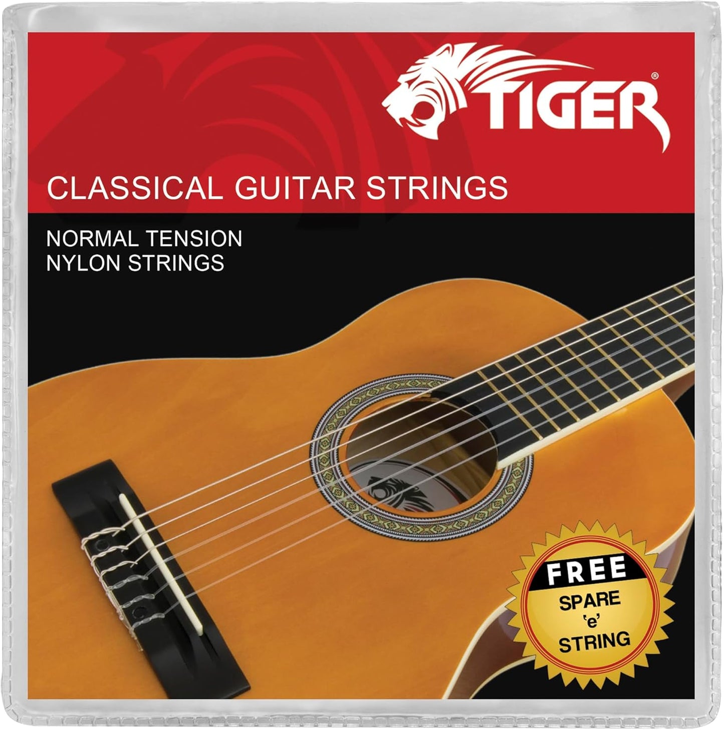 TIGER Classic Guitar Strings - Normal Tension Nylon Strings - Anti-Rust
