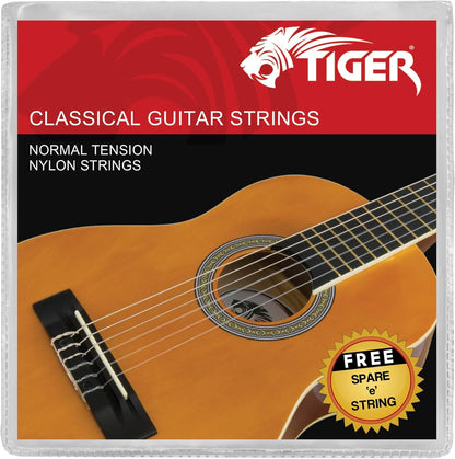 TIGER Classic Guitar Strings - Normal Tension Nylon Strings - Anti-Rust