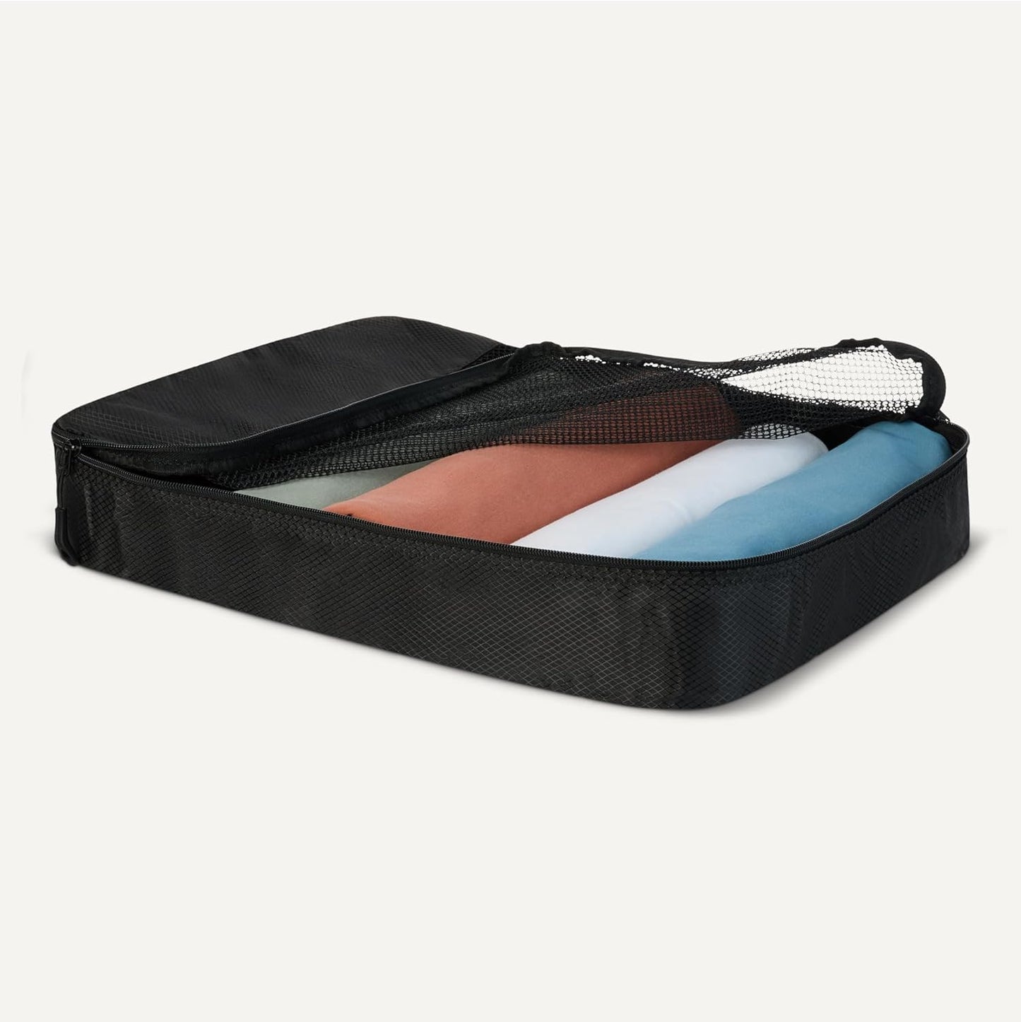 Amazon basics large clothing bags, all grey, M, Pack of 4 x M