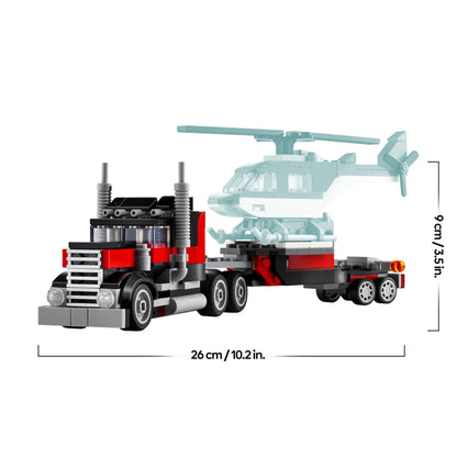LEGO Creator Flatbed truck helicopter
