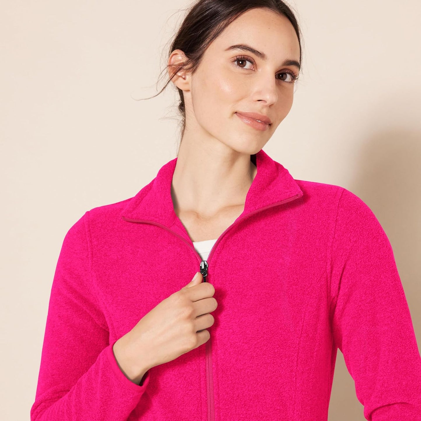 Amazon Essentials women’s classic-fit full-zip polar soft fleece jacket