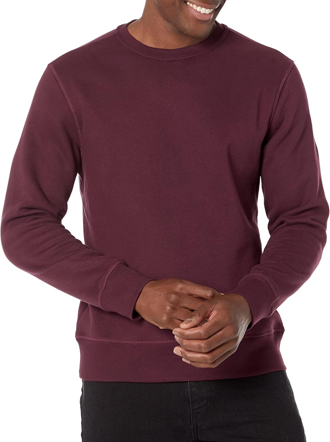 Amazon Essentials men’s crewneck fleece sweatshirt