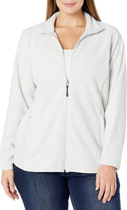 Amazon Essentials women’s classic-fit full-zip polar soft fleece jacket