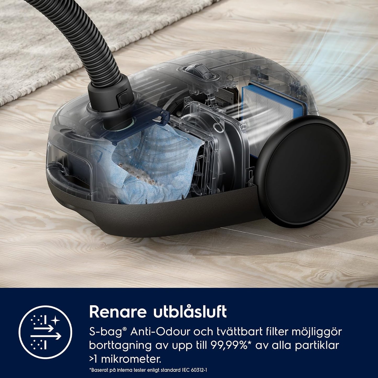 Electrolux E201S Vacuum Bags S-Bag Classic Long Performance, 4 Bags