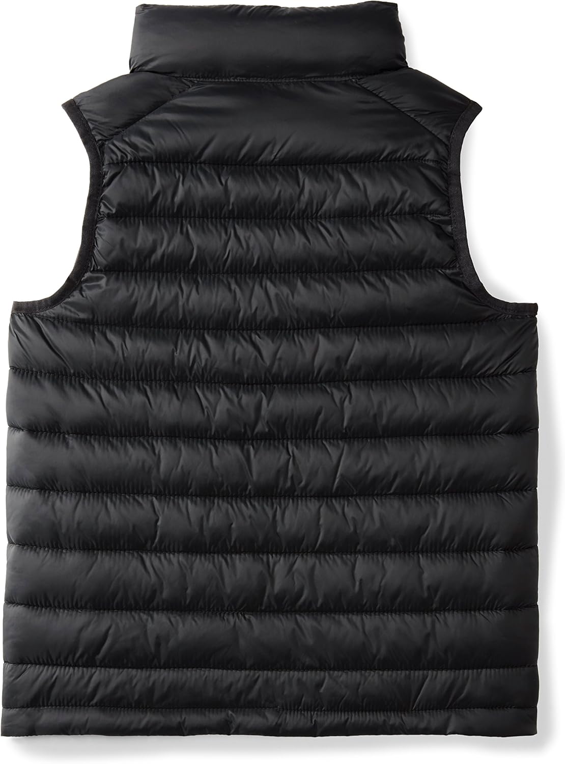Amazon Essentials boys’ lightweight water-resistant packable puffer vest with hood
