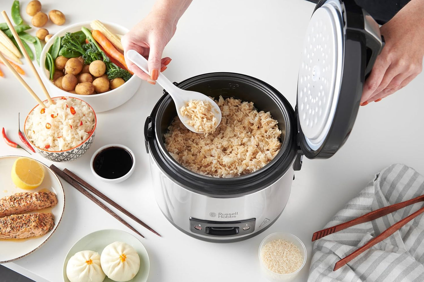 Russell Hobbs rice cooker 1.2 L with aroma insert