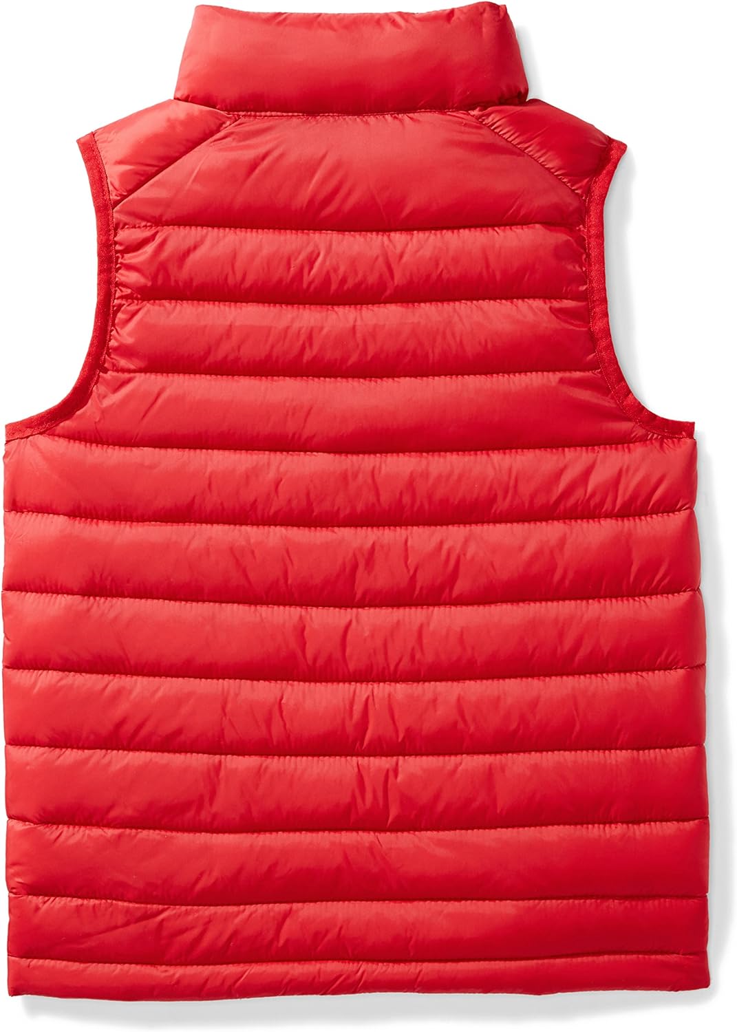 Amazon Essentials boys’ lightweight water-resistant packable puffer vest with hood