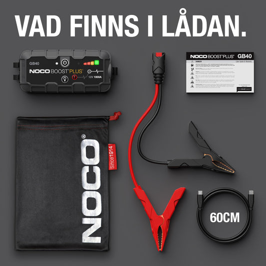 NOCO Boost Plus GB40 (1000A, 12V)