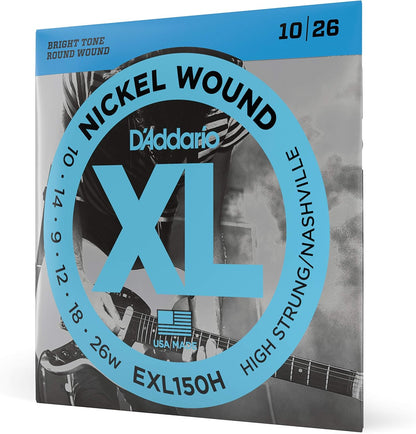 D'Addario Guitar Strings - XL Nickel Electric Guitar Strings - EXL110-3D