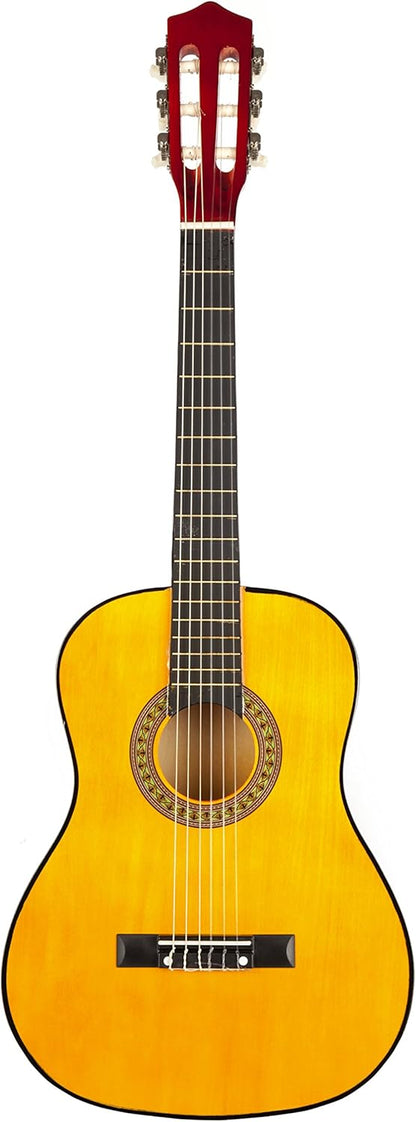 RockJam Music Alley Junior MA34-N Acoustic Guitar, Natural, 34''