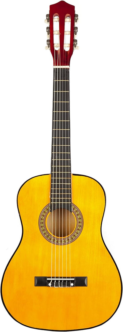 RockJam Music Alley Junior MA34-N Acoustic Guitar, Natural, 34''