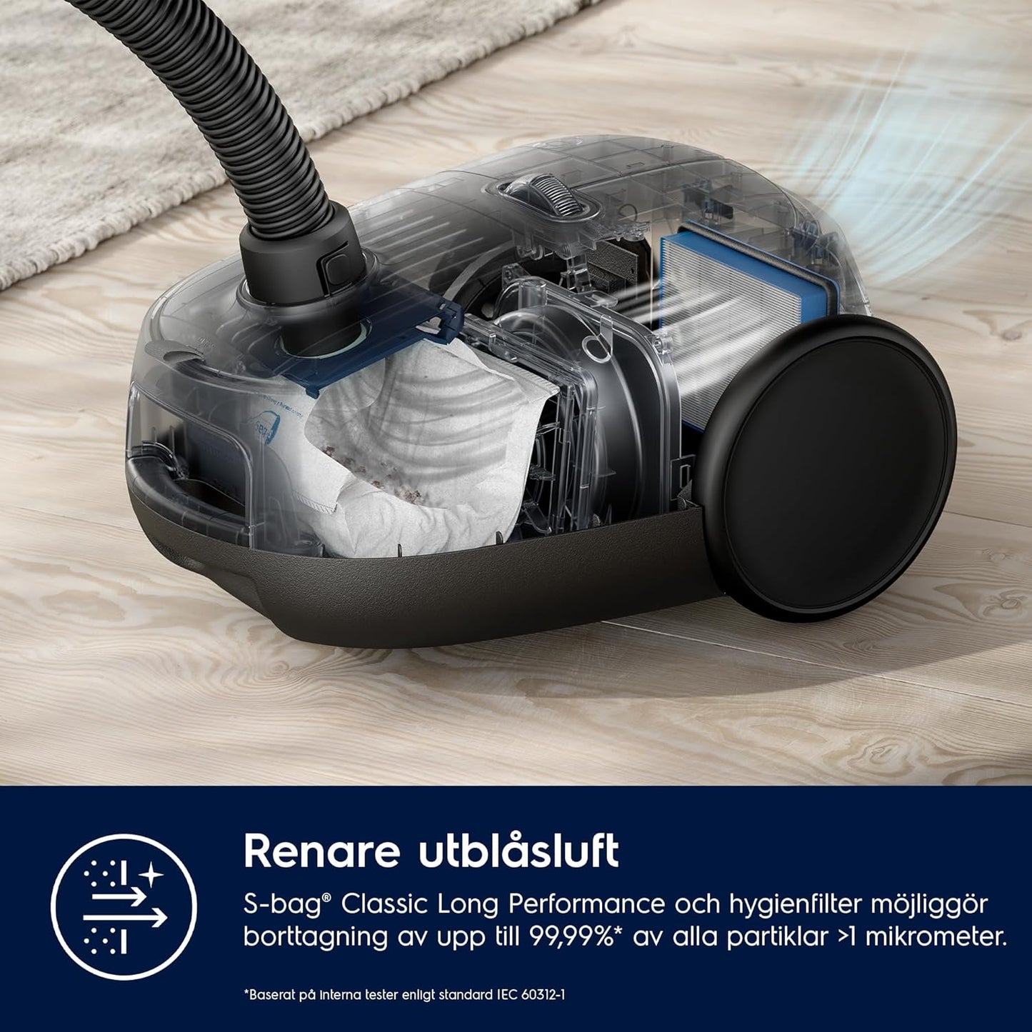 Electrolux E201S Vacuum Bags S-Bag Classic Long Performance, 4 Bags