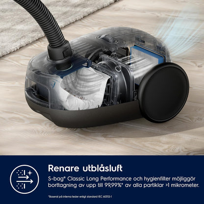 Electrolux E201S Vacuum Bags S-Bag Classic Long Performance, 4 Bags