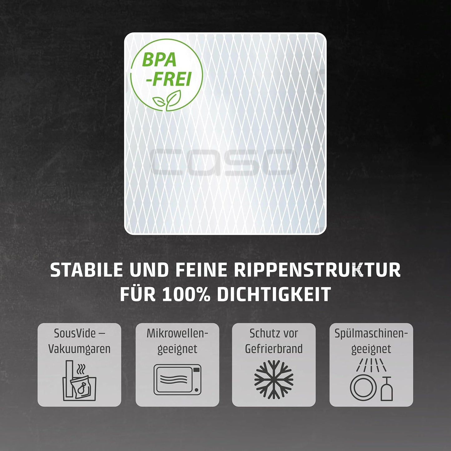 CASO Professional Foil Bags 20 x 30 cm/50 Bags