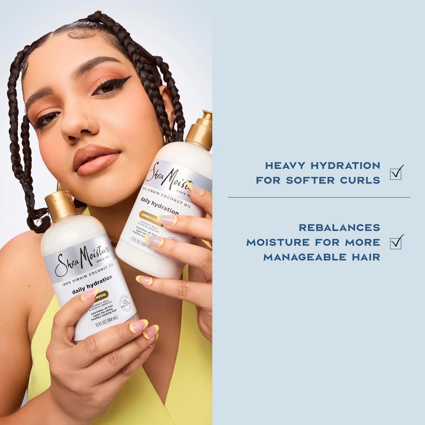 Shea Moisture 100% Virgin Coconut Oil Daily Hydration Conditioner 385ml