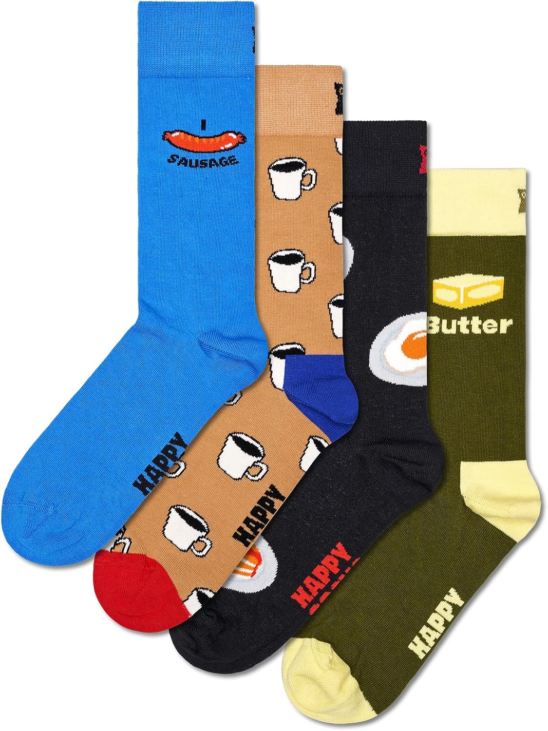 Happy Socks - Hamburgers, Pizzas, Sausages, Ice Cream and Beer