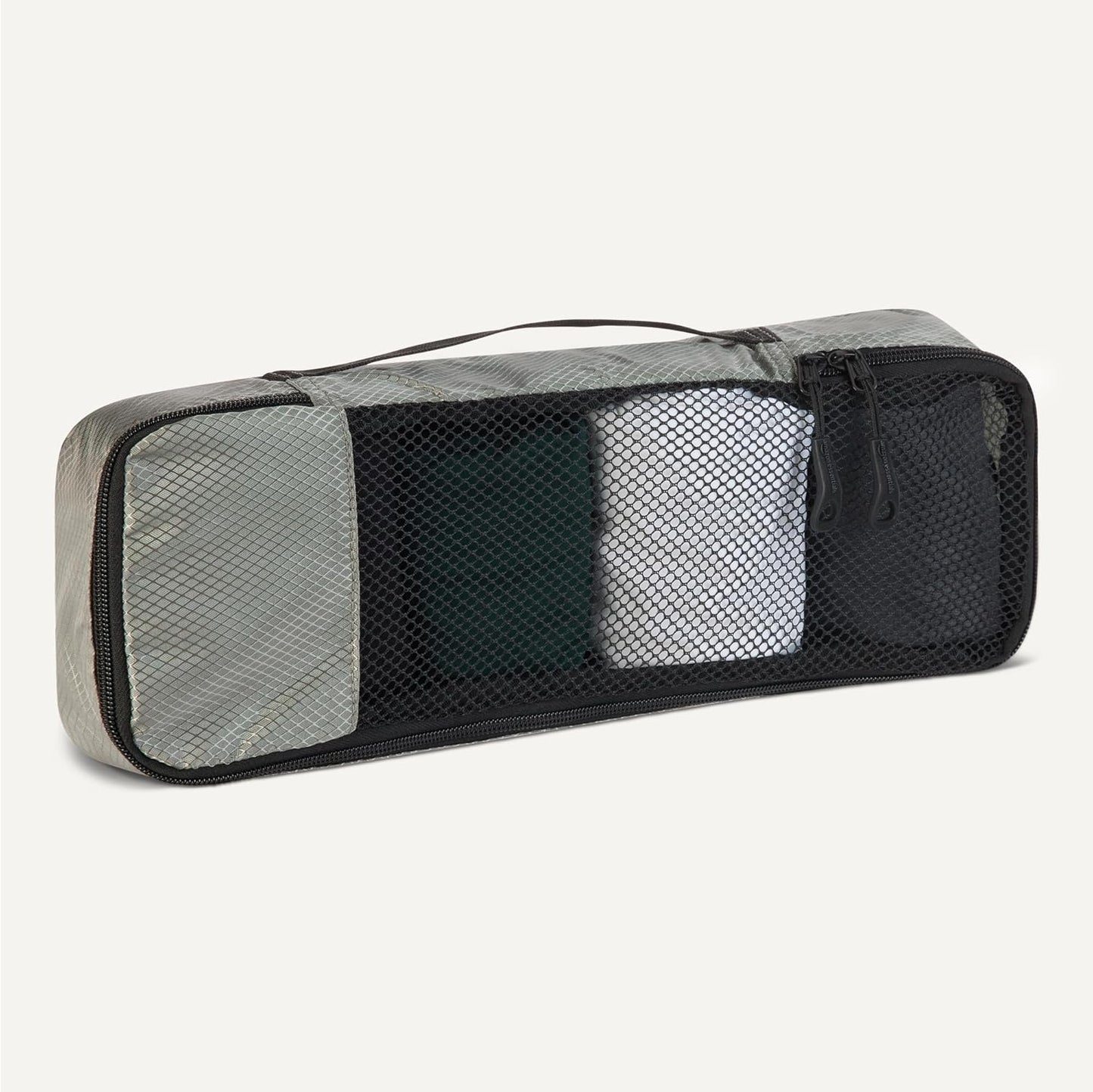 Amazon basics large clothing bags, all grey, M, Pack of 4 x M