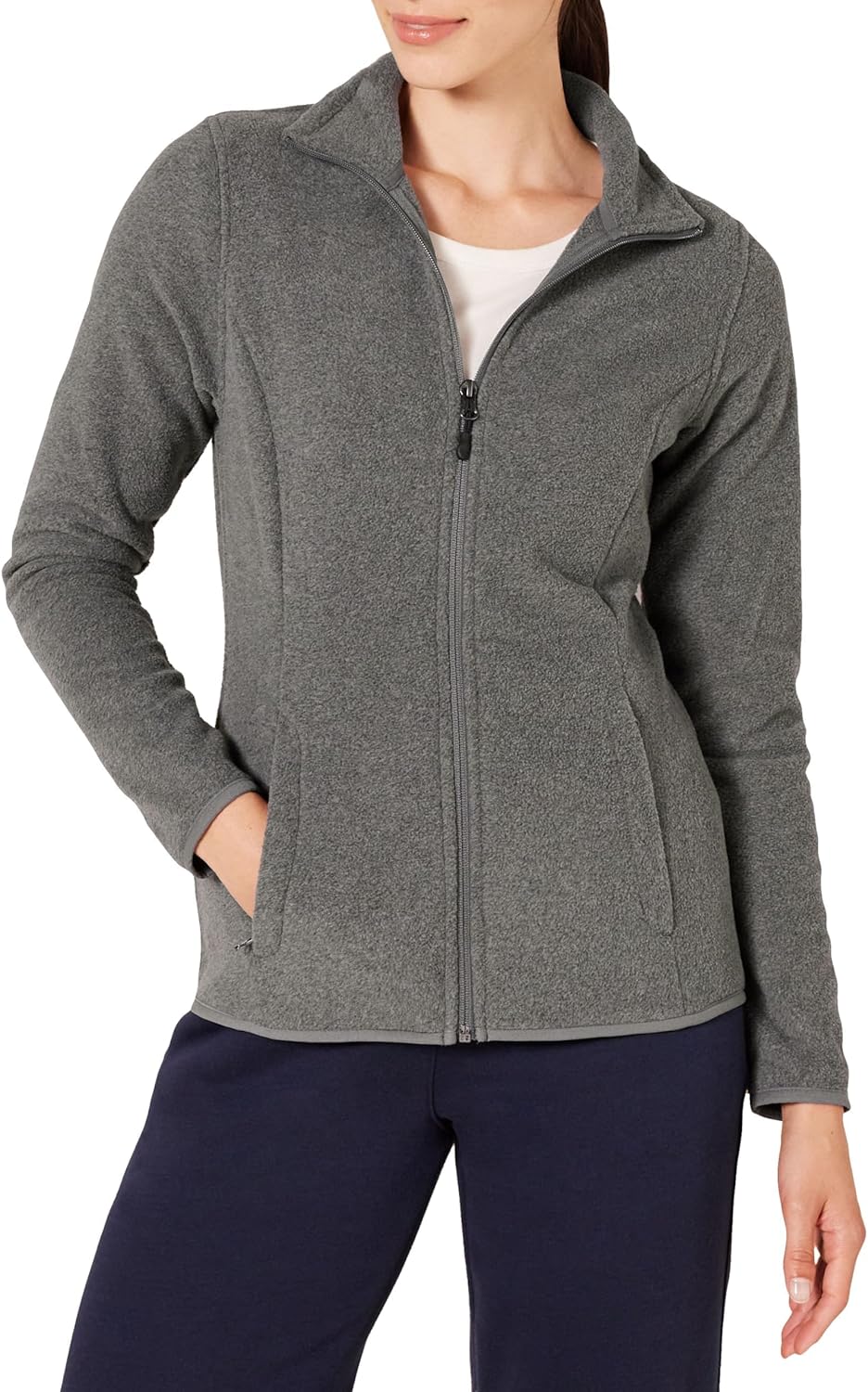 Amazon Essentials women’s classic-fit full-zip polar soft fleece jacket