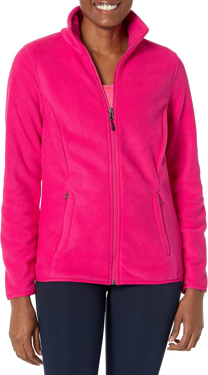 Amazon Essentials women’s classic-fit full-zip polar soft fleece jacket