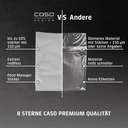 CASO Professional Foil Bags 20 x 30 cm/50 Bags