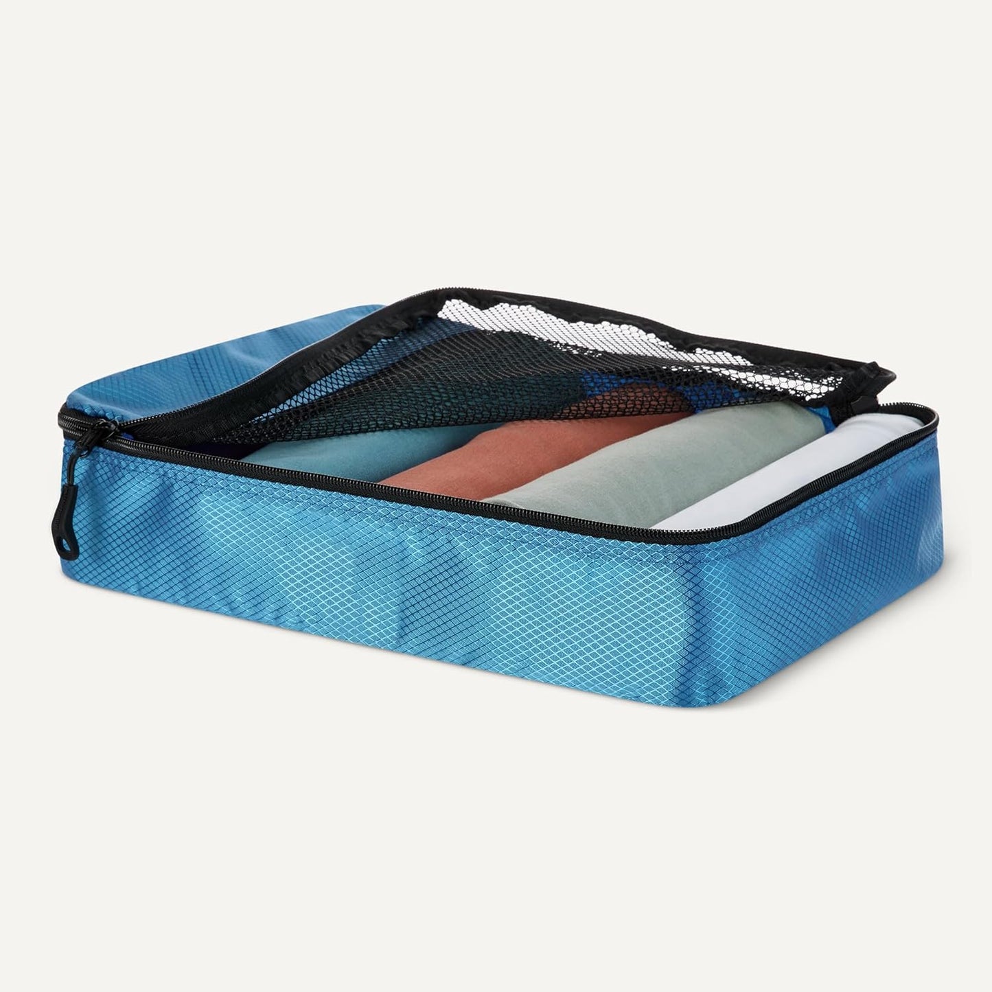 Amazon basics large clothing bags, all grey, M, Pack of 4 x M