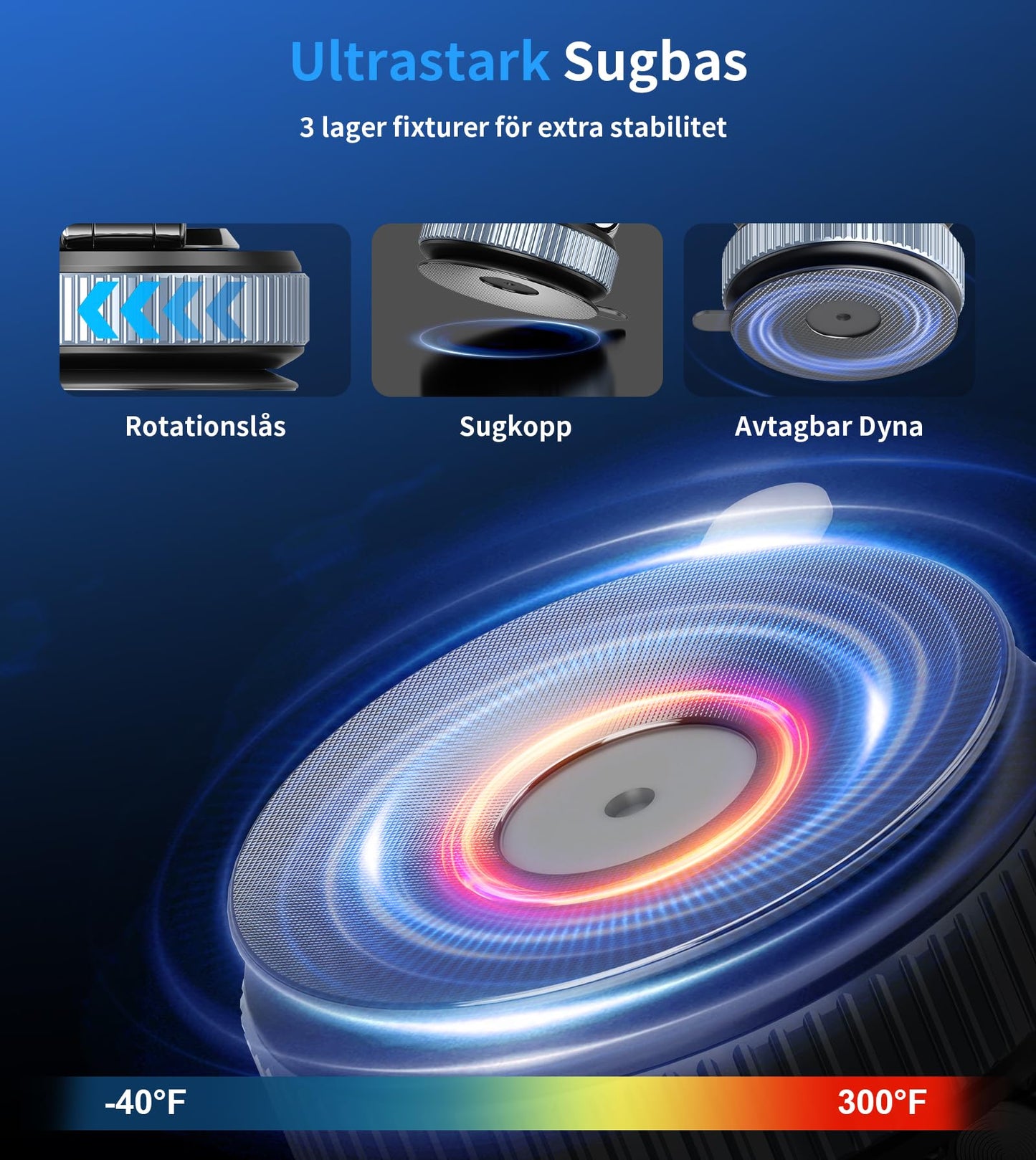 Magnetic Car Phone Mount (MagSafe compatible)