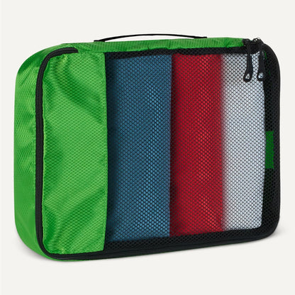 Amazon basics large clothing bags, all grey, M, Pack of 4 x M