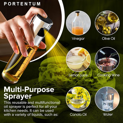 Oil Spray Bottle 100ml Stainless Steel