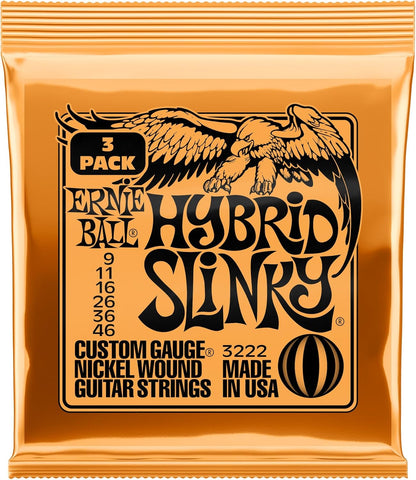 Ernie Ball Regular Slinky Nickel Wound Electric Guitar Strings - 10-46 Gauge