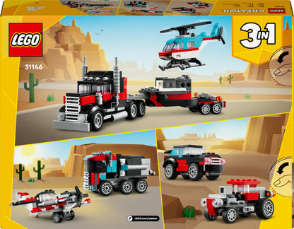 LEGO Creator Flatbed truck helicopter